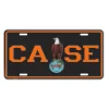Case Old Abe Eagle Metal License Plate with Embossing