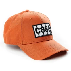 Case Solid Burnt Orange Tread Logo Hat