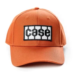 Case Solid Burnt Orange Tread Logo Hat