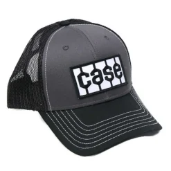 CASE Tire Tread Logo Grey & Black Cotton Twill Hat