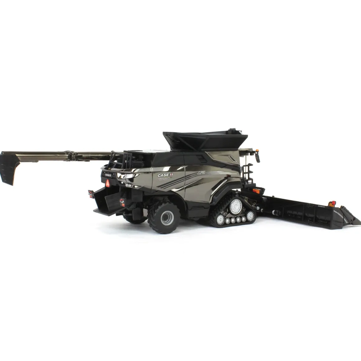 Charcoal Chrome Chase Unit ~ 1/64 Case IH AF11 Combine with Tracks, 2024 Farm Show, ERTL Prestige