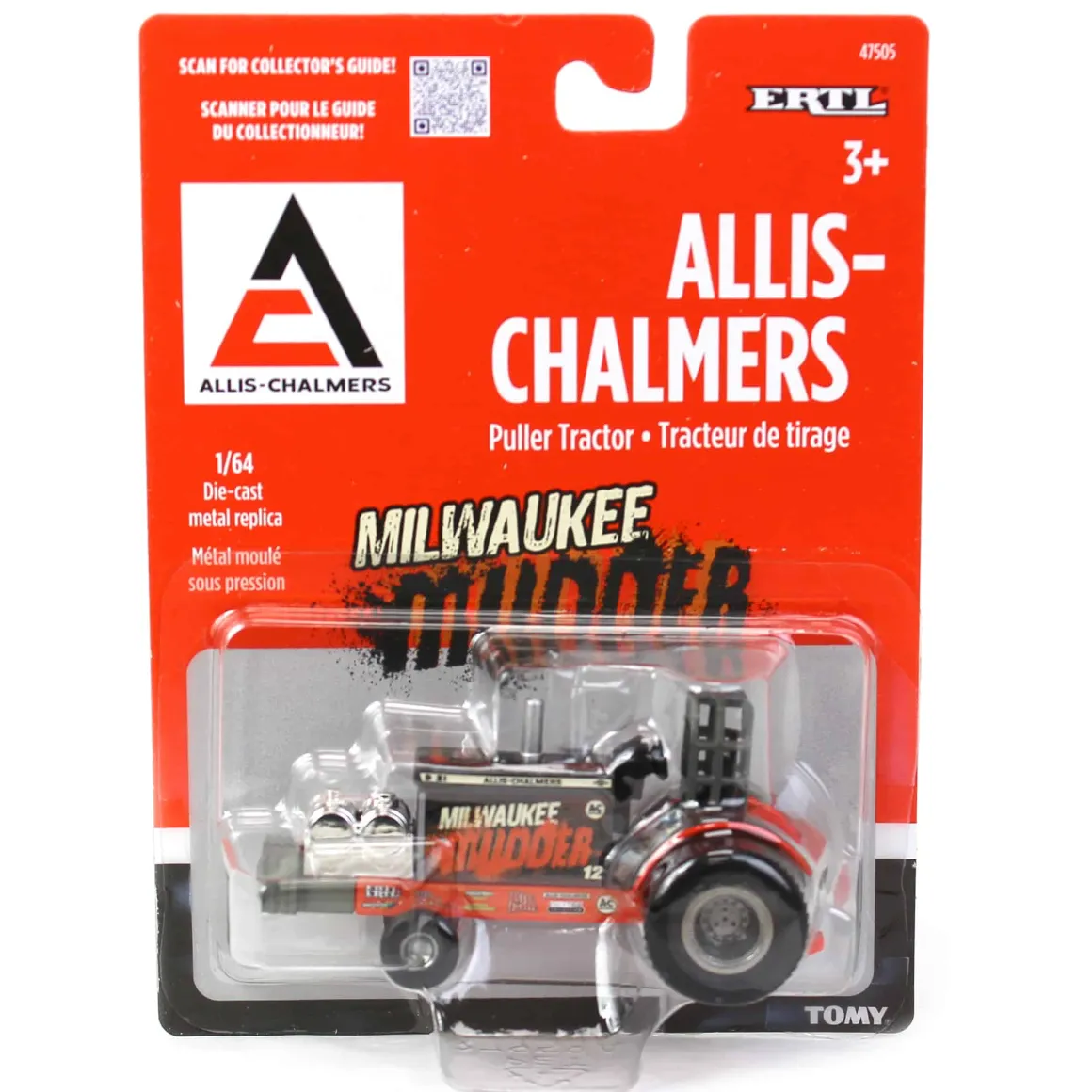 Chase Unit ~ 1/64 Allis Chalmers "Milwaukee Mudder" Pulling Tractor