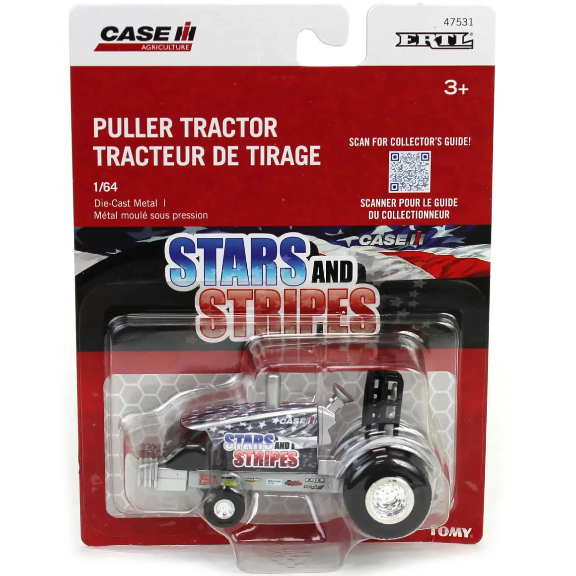 Chase Unit ~ 1/64 Case IH "Stars & Stripes" Pulling Tractor