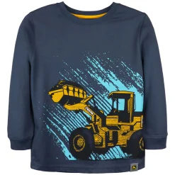 Children's John Deere Construction Wheel Loader Wrap Print Long Sleeve Shirt