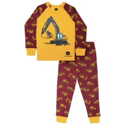 Childrens John Deere Construction Equipment Pajama Set