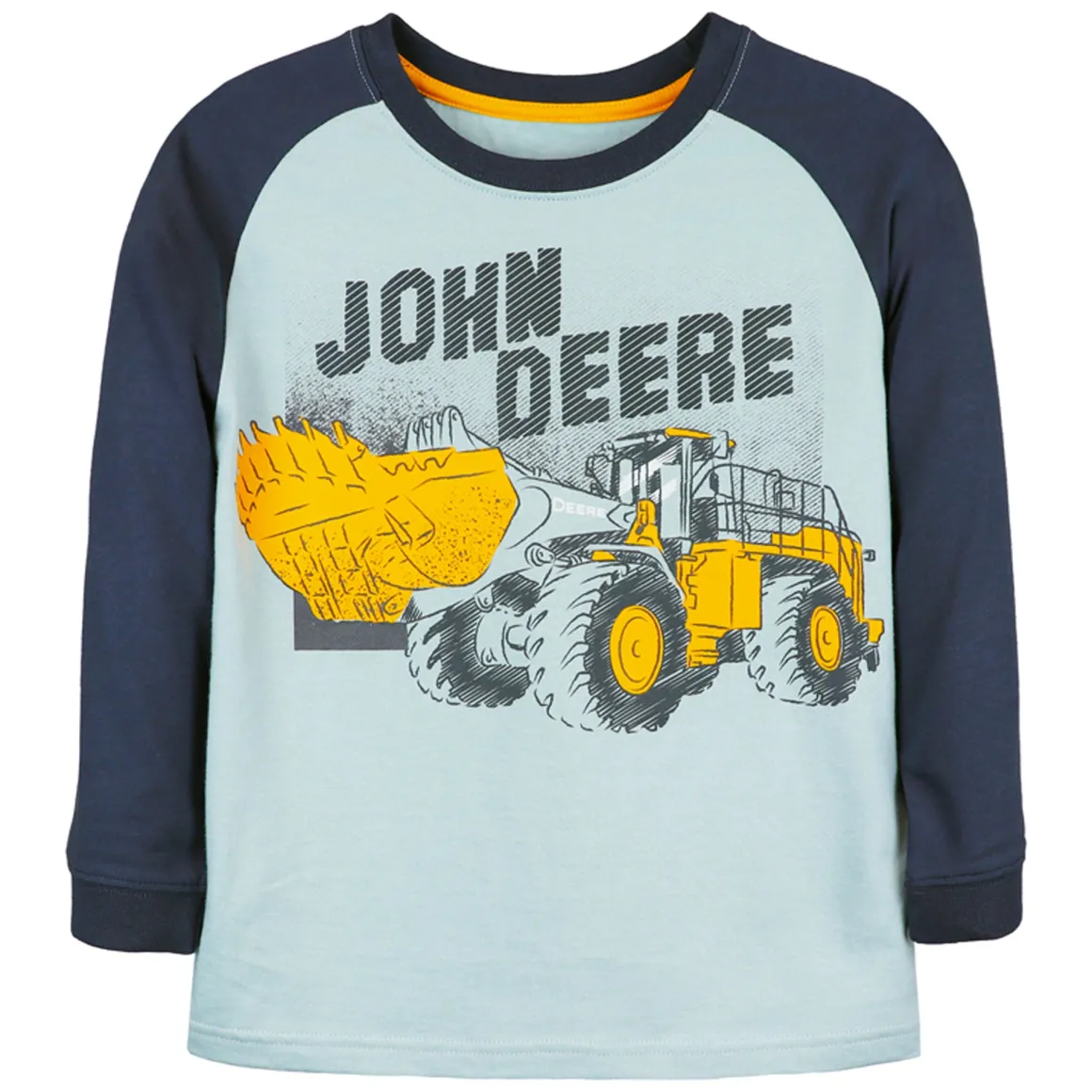 Children's John Deere Construction Wheel Loader Long Sleeve Shirt