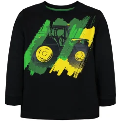 Children's John Deere Tractor Brush Strokes Long Sleeve Shirt