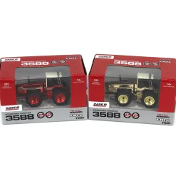 Chrome Set of 2 ~ 1/64 International Harvester 3588 2+2, ERTL Prestige Collection