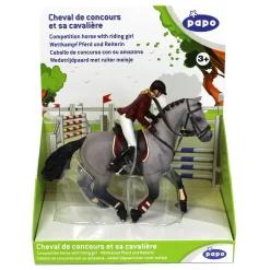 Competition Horse with Riding Girl by Papo