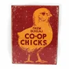 Co-op Chicks Tin Sign 12x16 For Indoor Use