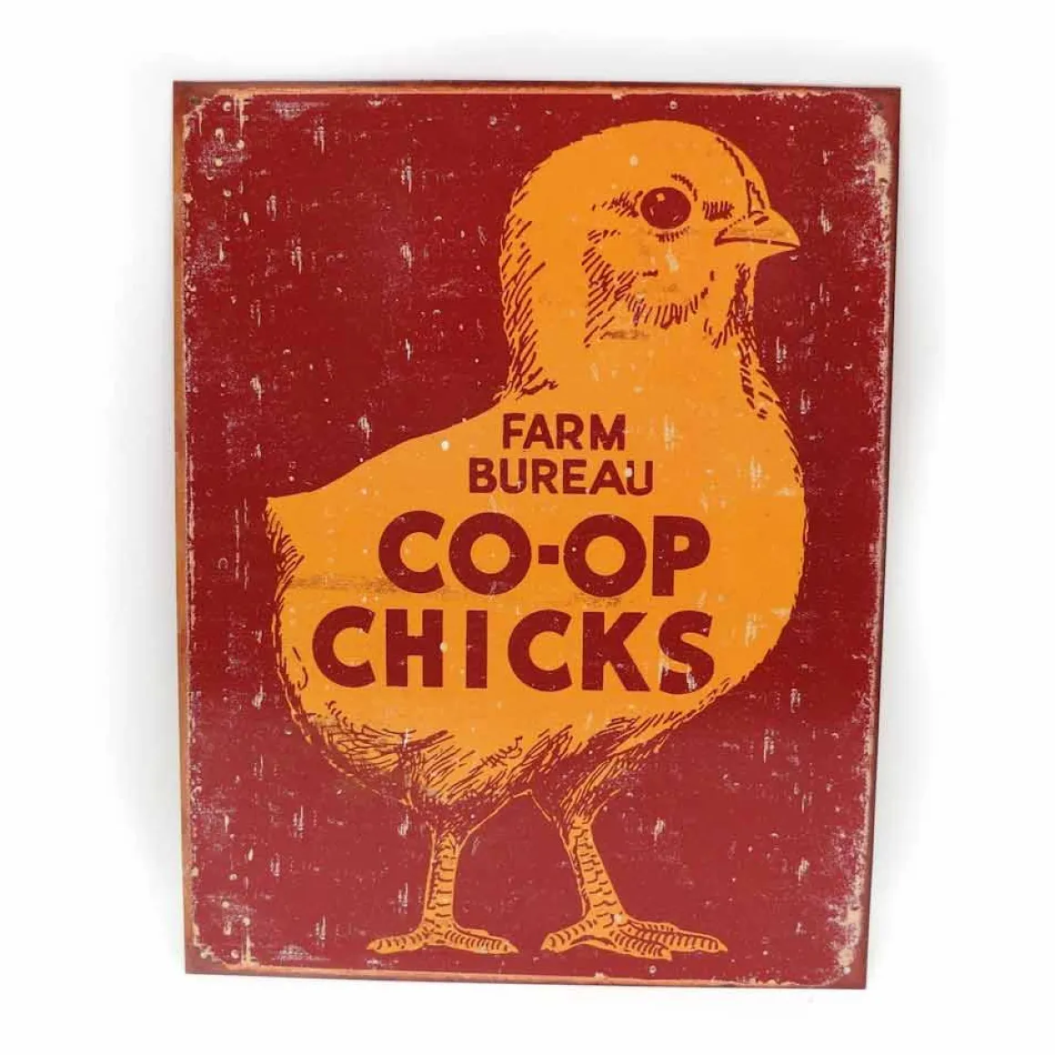 Co-op Chicks Tin Sign 12x16 For Indoor Use