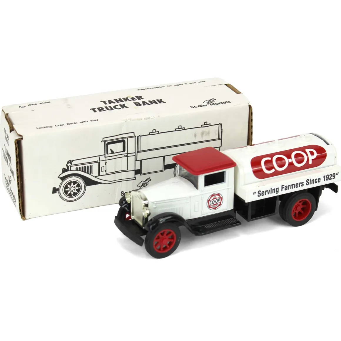 CO-OP Tanker Truck Bank by Scale Models