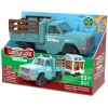 Cruisin' Tonka Steel Classic Pickup Truck with Lincoln Logs Tiny Home on Trailer