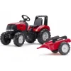 Falk Case IH Puma 240CVX Pedal Tractor Ride On with Trailer