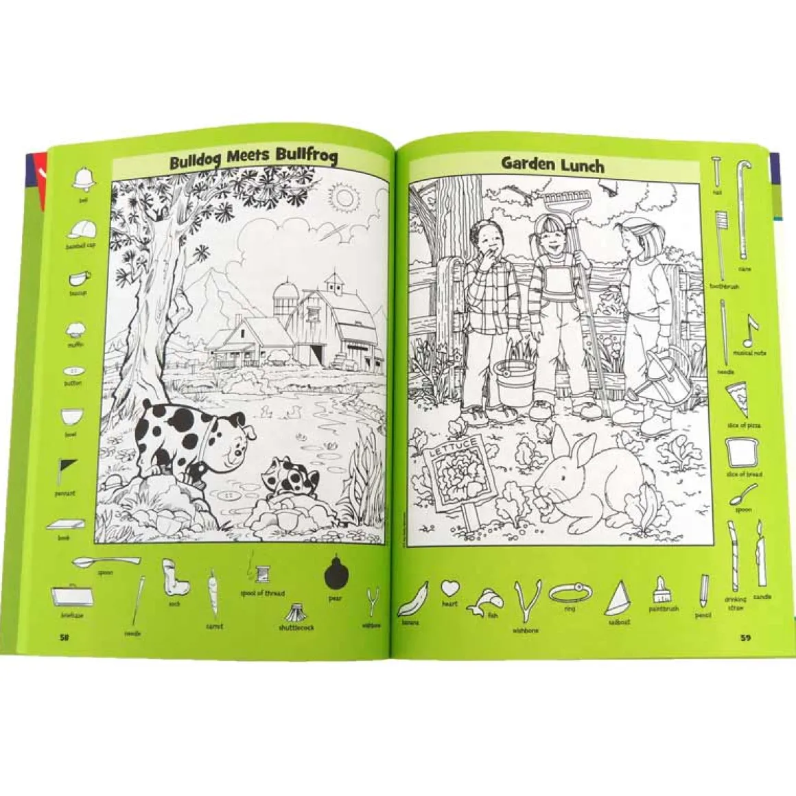 Farm Puzzles by Highlights Hidden Pictures Paperback Book