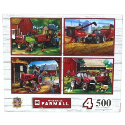 Farmall 4-Pack of 500 Piece Puzzles