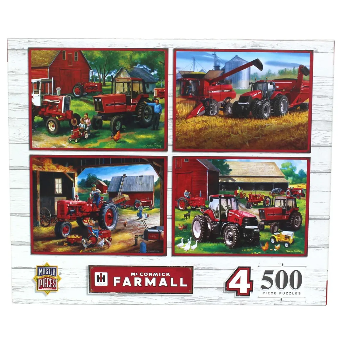Farmall 4-Pack of 500 Piece Puzzles