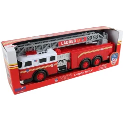 FDNY Ladder Truck with Lights and Sounds, 13" Long!