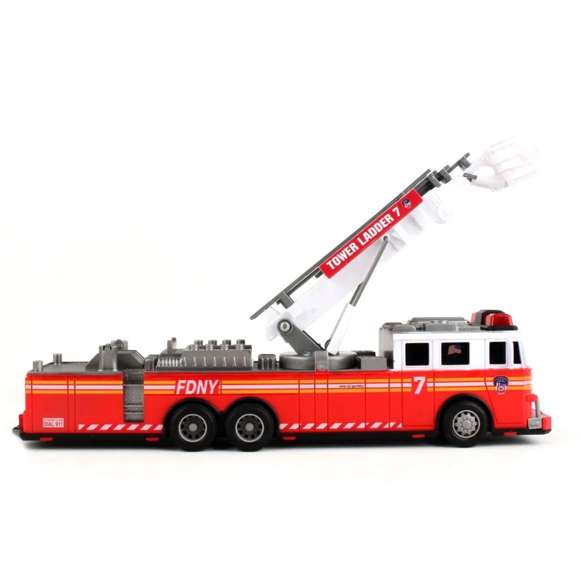 FDNY Radio Control 11" Ladder Fire Truck with Lights & Sounds