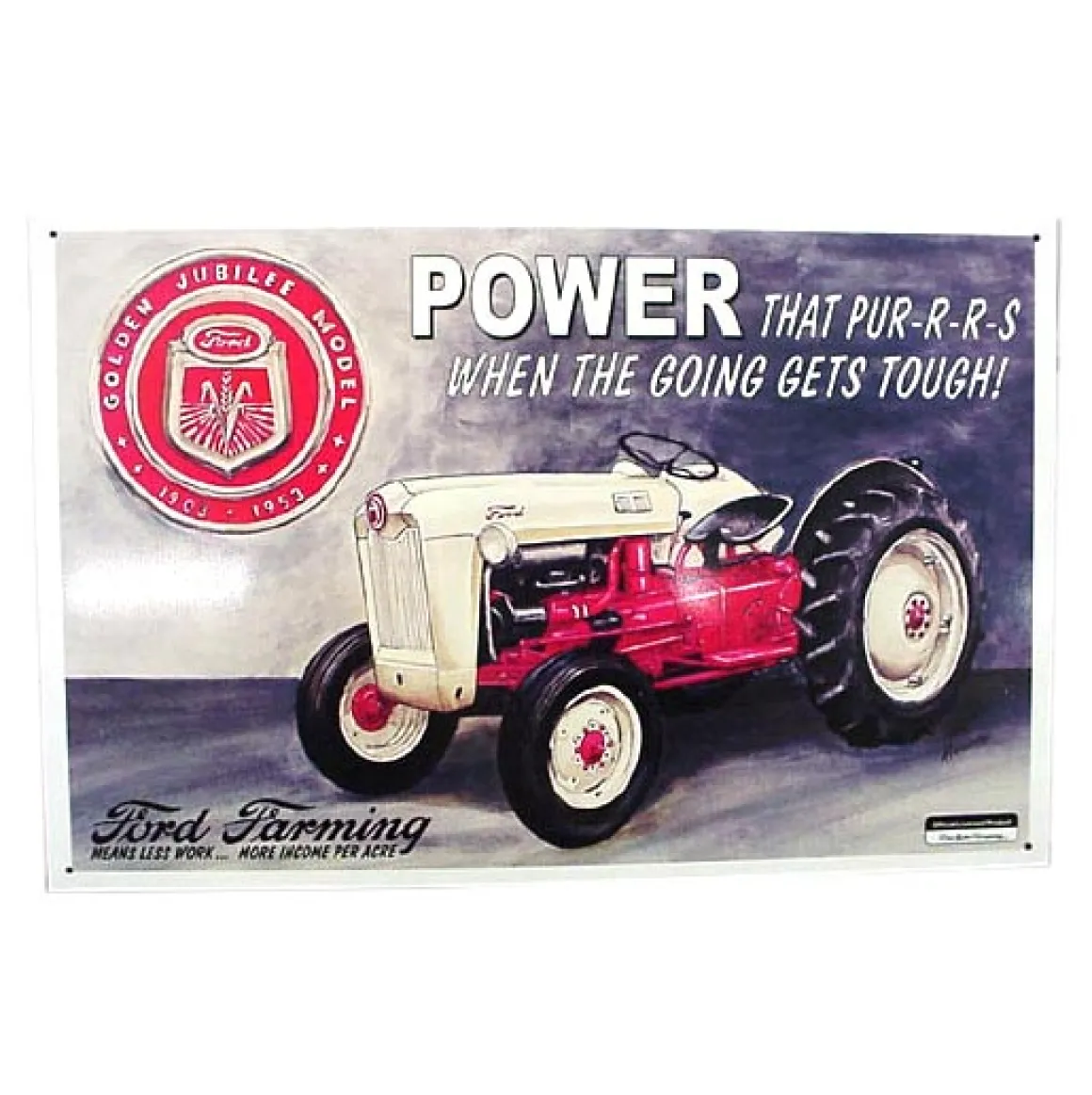 Ford Golden Jubilee 11'' x 16'' metal sign