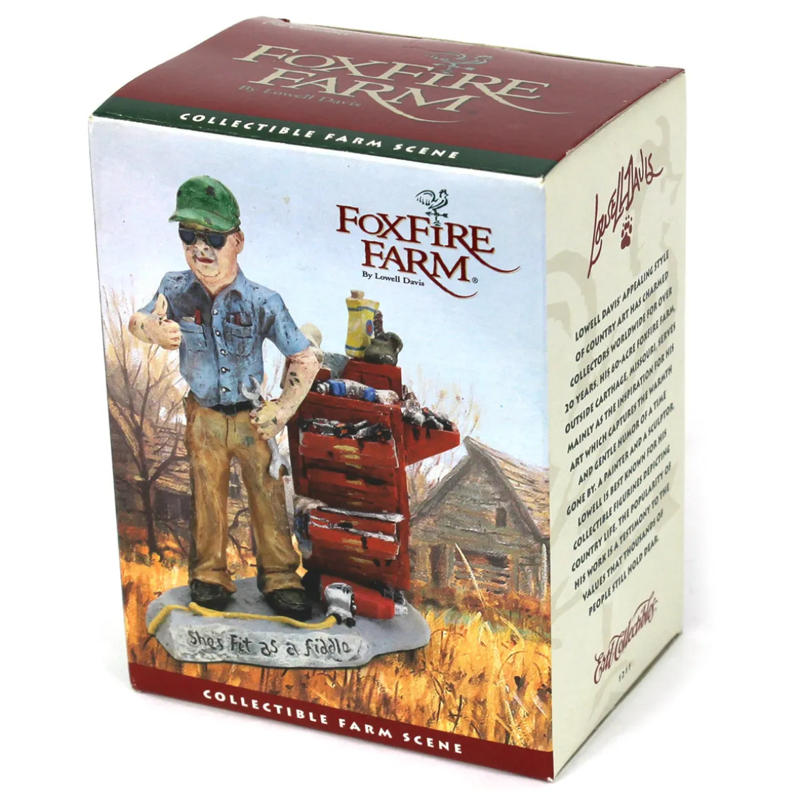Foxfire Farm “She’s Fit as a Fiddle” Collectible by Lowell Davis