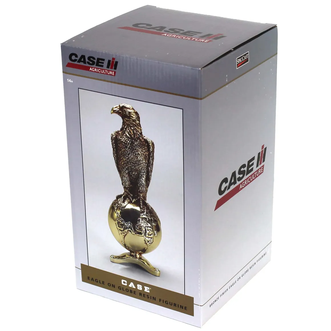 Gold / Bronze Edition ~ Case Old Abe Eagle on Globe, 3D Sculpture