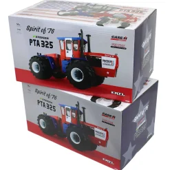 Gold & Silver Chrome Set ~ 1/16 Steiger PTA-325 "Stars N Stripes" 4WD Tractor with Duals, ERTL Prestige