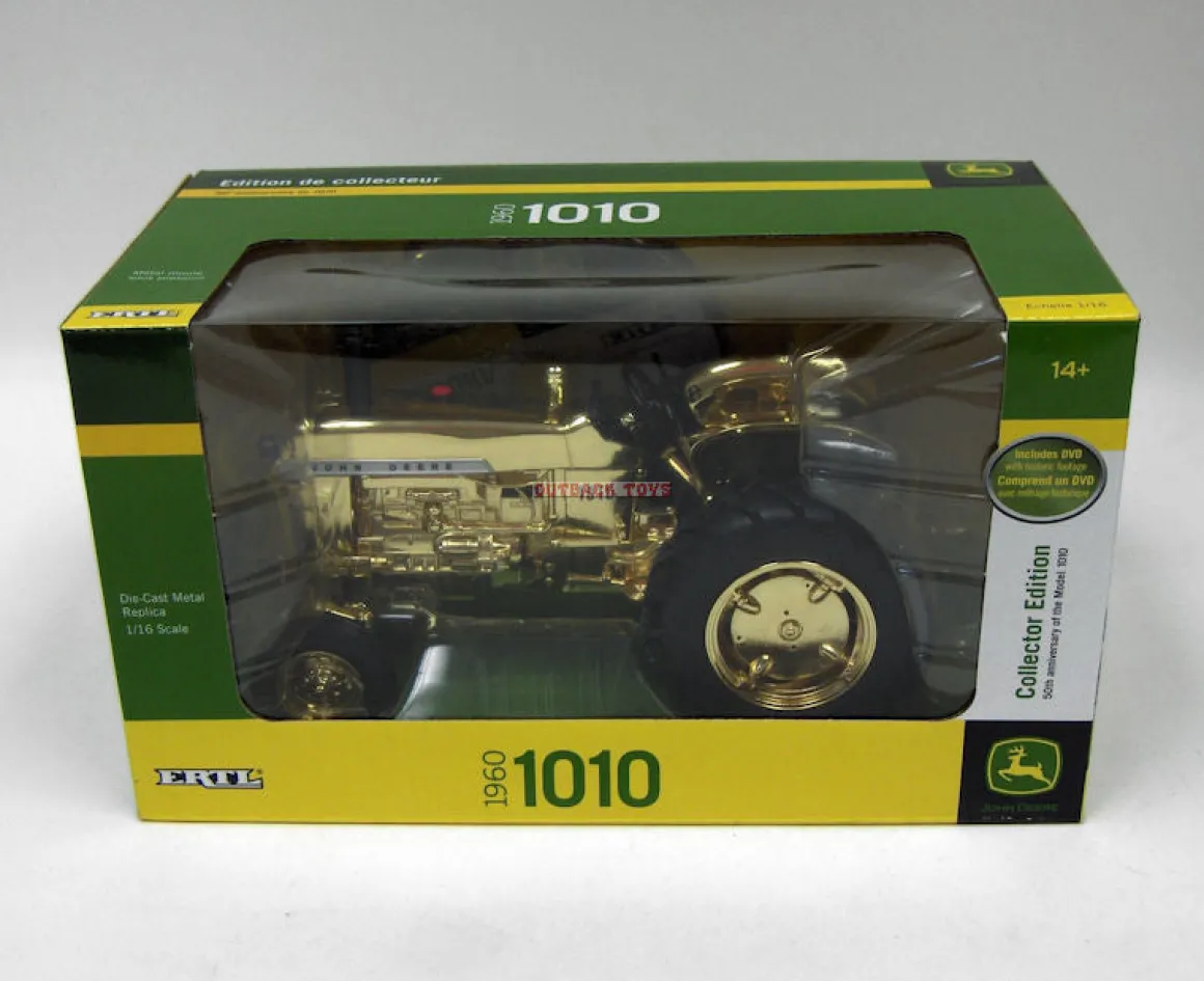 Gold Chase Unit ~ 1/16 John Deere 1010 Row Crop Utility with Bonus DVD, 50th Anniversary Edition