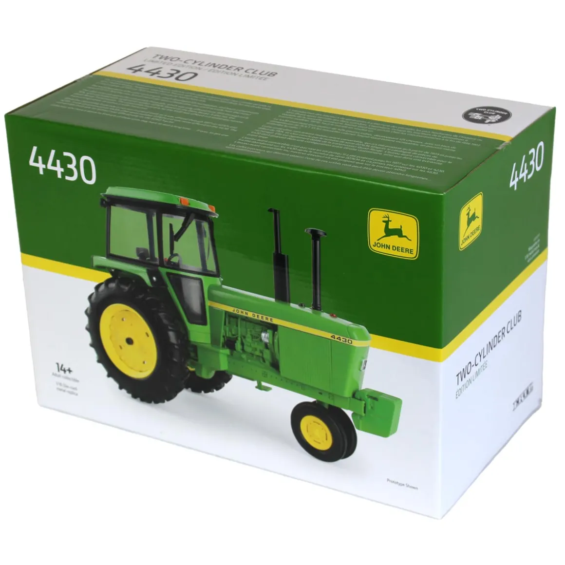 Gold Chrome ~ 1/16 John Deere 4430 Narrow Front, Two-Cylinder Club Collector Edition