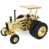 Gold Chrome Chase Unit ~ 1/32 Farmall 1206 w/ ROPS, Rear Duals & 3-point Hitch, 2023 Farm Show
