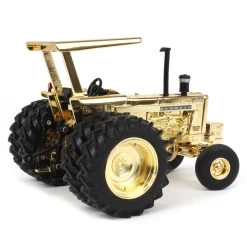 Gold Chrome Chase Unit ~ 1/32 Farmall 1206 w/ ROPS, Rear Duals & 3-point Hitch, 2023 Farm Show