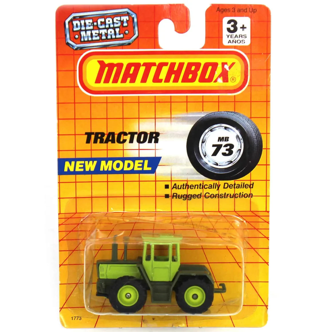 Green Tractor Approx 1/64 Scale from Matchbox