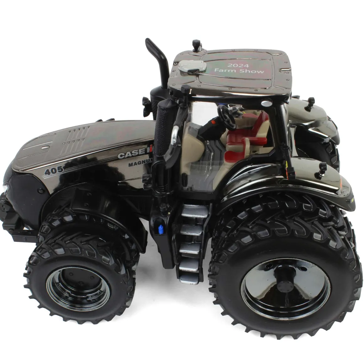 Gun Metal Chrome Chase Unit ~ 1/32 Case IH Magnum 405 Tractor, 2024 Farm Show, ERTL Prestige