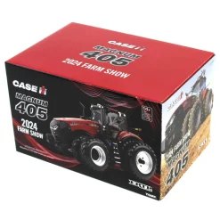 Gun Metal Chrome Chase Unit ~ 1/32 Case IH Magnum 405 Tractor, 2024 Farm Show, ERTL Prestige