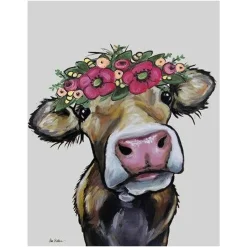 Hazel the Cow 16" x 12.5" Tin Sign