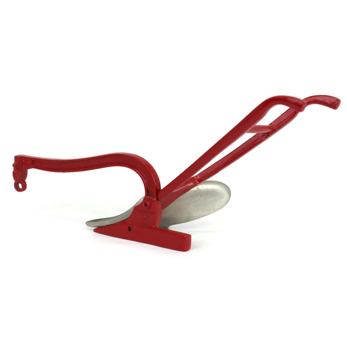 Historic One Bottom Red Frame Walking Plow, Farm Toy Museum