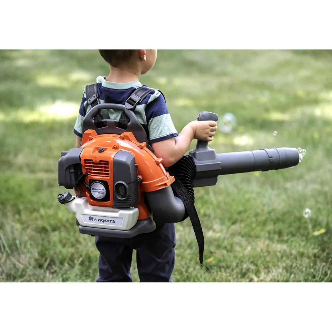 Husqvarna 150BT Toy Bubble Blower Backpack