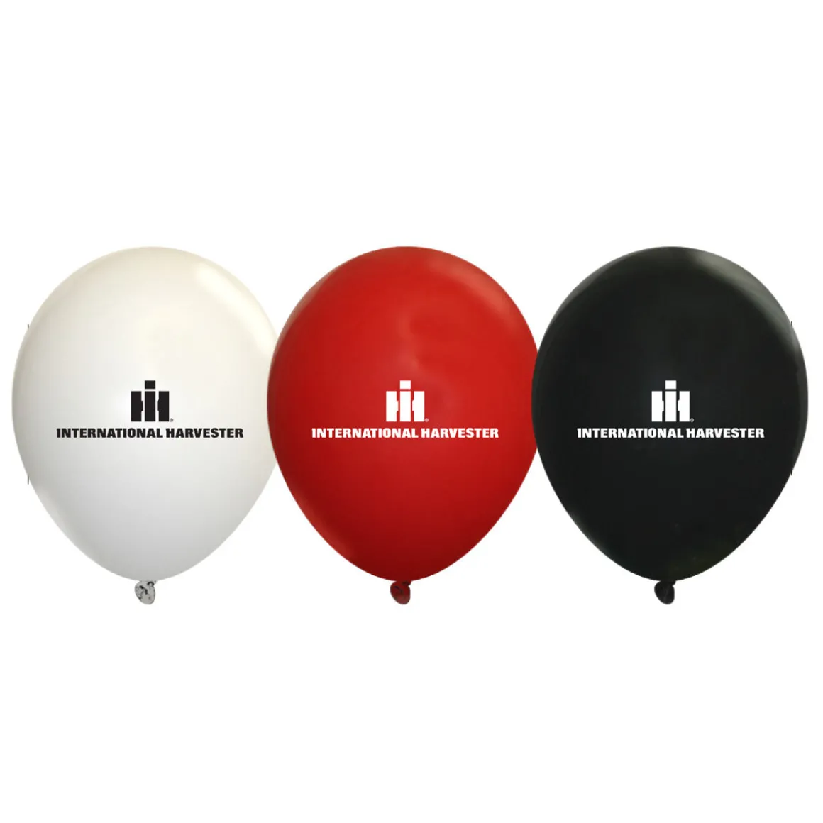 IH 10 Pack of Party Balloons - 4 Red, 3 White & 3 Black