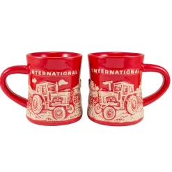 IH 1066 Raised-Relief 12oz Red Mug