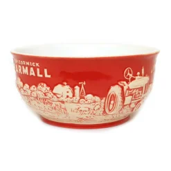 IH Farmall & Case IH Double Side Small Raised-Relief Stoneware Bowl