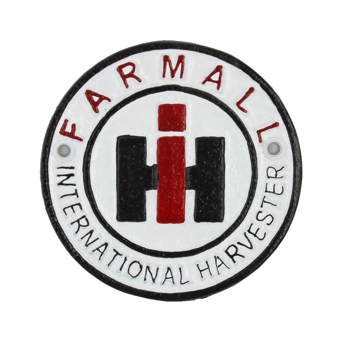 IH Farmall Cast Iron 4.5in Round Sign