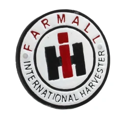 IH Farmall Cast Iron 4.5in Round Sign