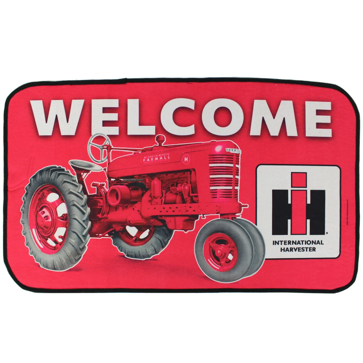 IH Farmall M Tractor Welcome Mat, 30in x 17.75in