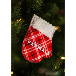 IH Farmall Mini Mitten Ornament