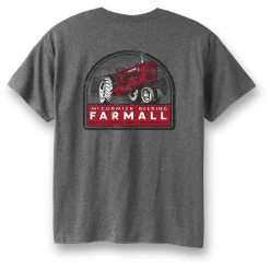 IH McCormick Deering Farmall Tractor Gray T-Shirt