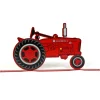 IH McCormick Farmall M Tractor Mailbox Topper