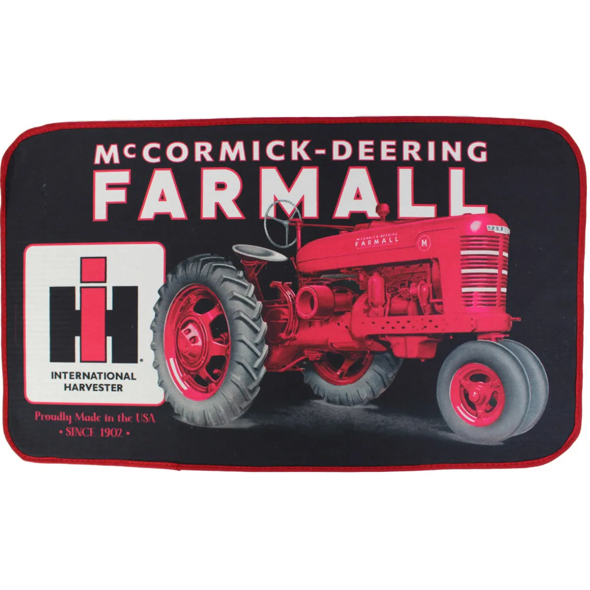 IH McCormick-Deering Farmall M Tractor Door Mat, 30in x 17.75in