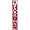 IH Parking Only Embossed Metal Street Sign, 6in x 36in