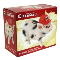 IH Polyresin Spotted Piglet Savings Bank