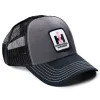IH Stitched Logo Gray with Black Mesh Back Hat